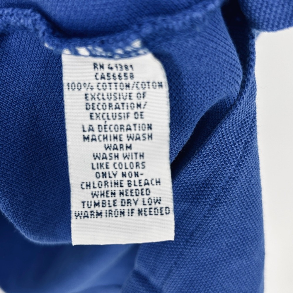 Polo Ralph Lauren Polo Shirt Men's Preppy Classic Fit Logo 100% Cotton Blue XXL - Picture 5 of 7